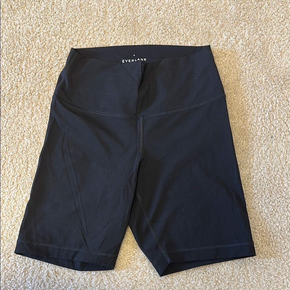 Everlane Women's Athletic Black Biker Shorts